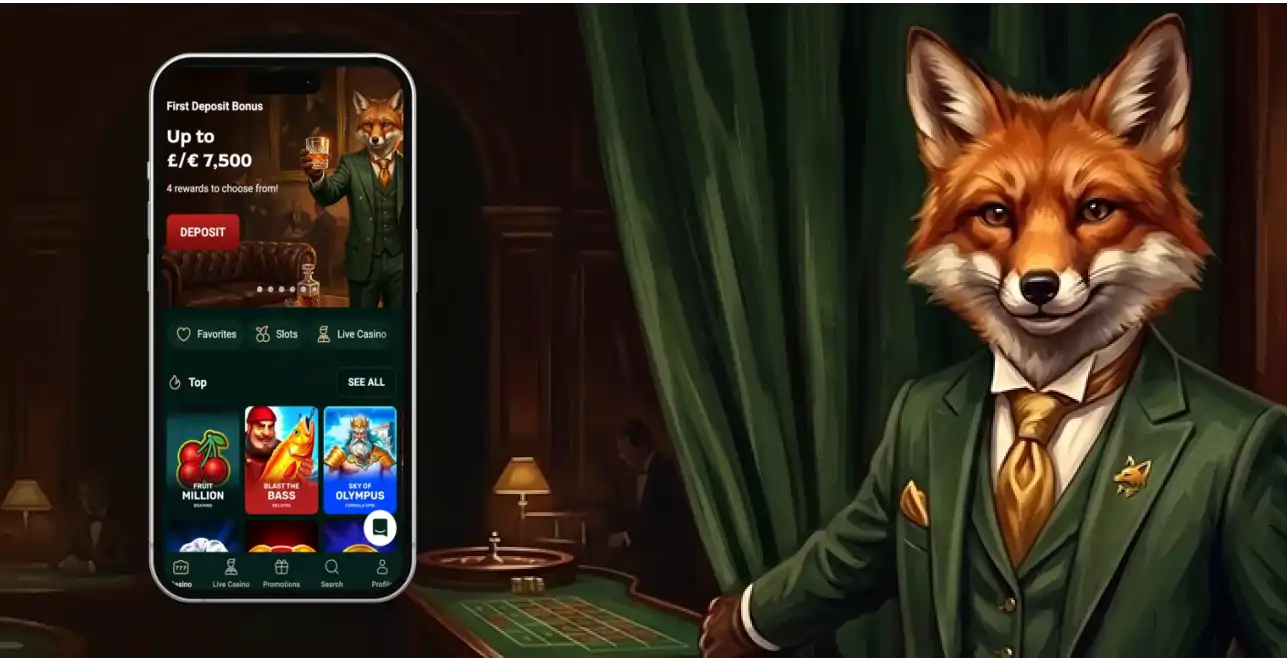 FlutterHall Casino App-schermafbeelding